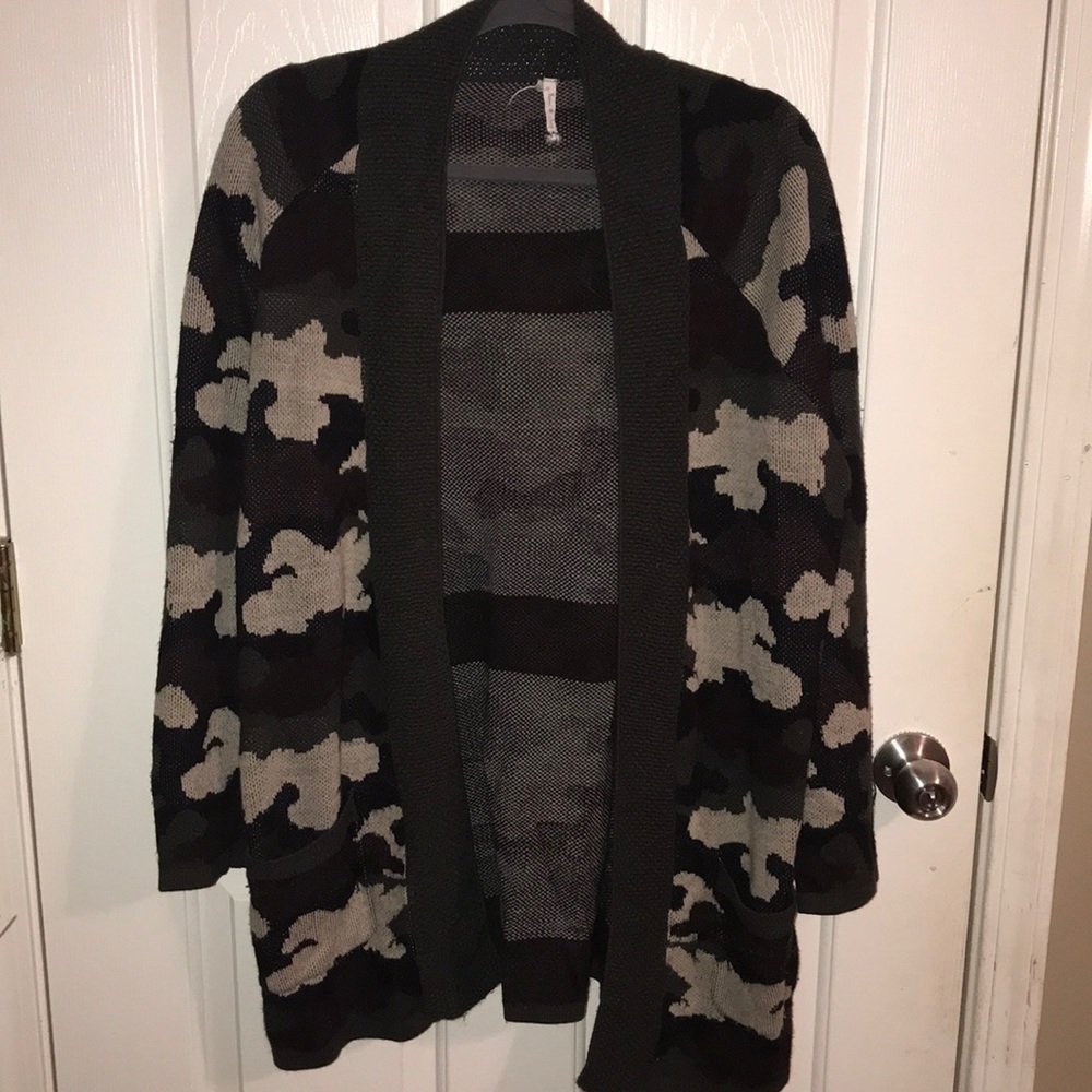Camo Cardigan